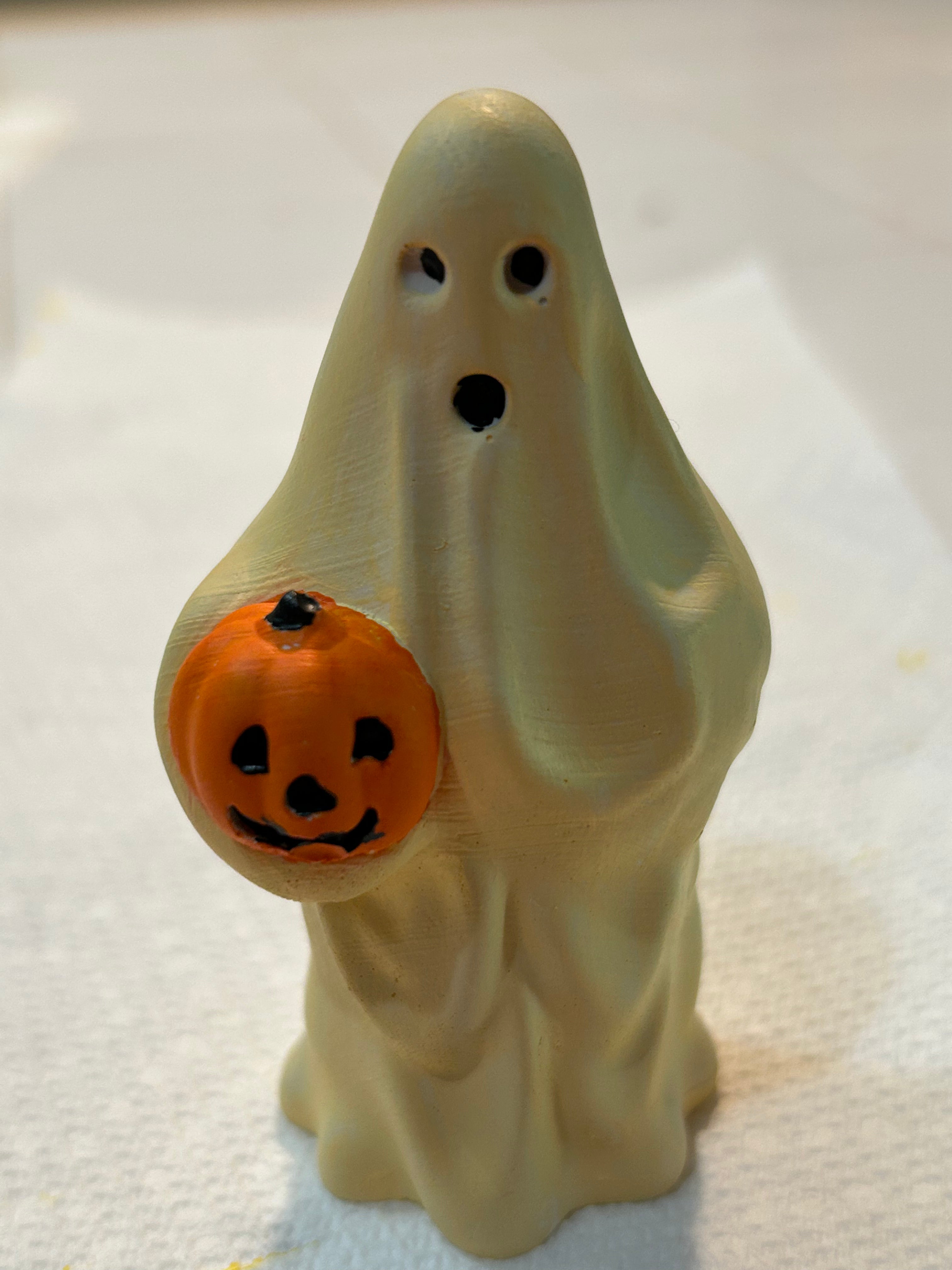 Ghost with pumpkin