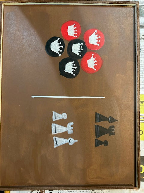 Checkers & Chess Board Set