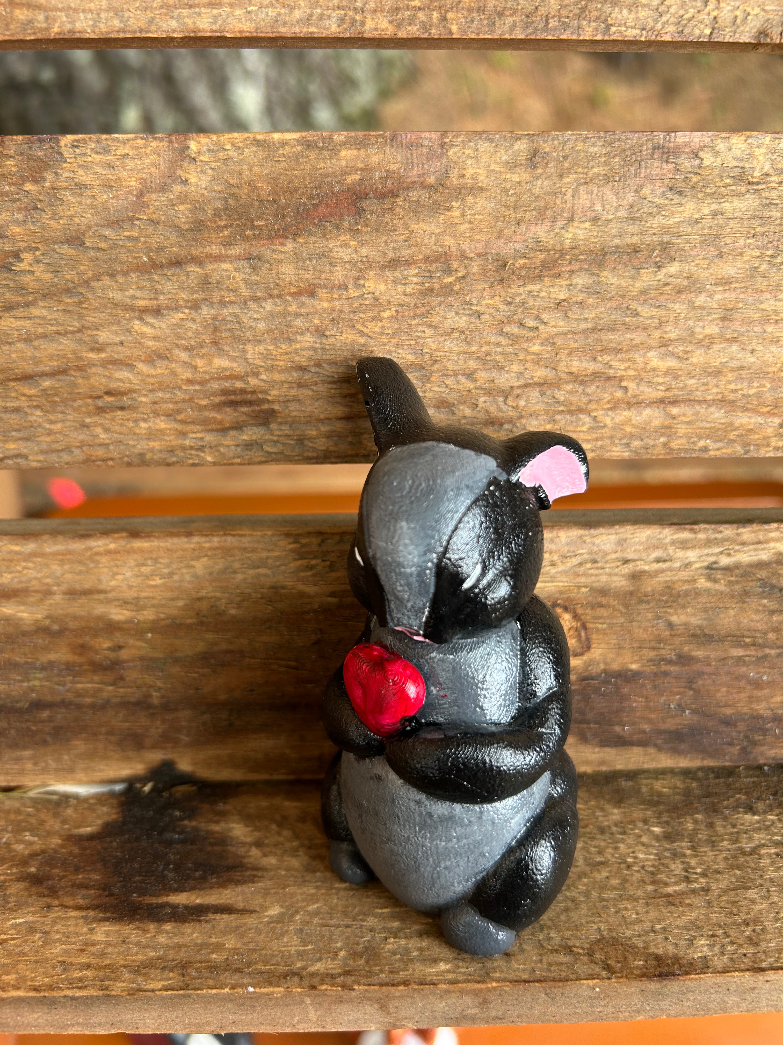 bunny with bent ear