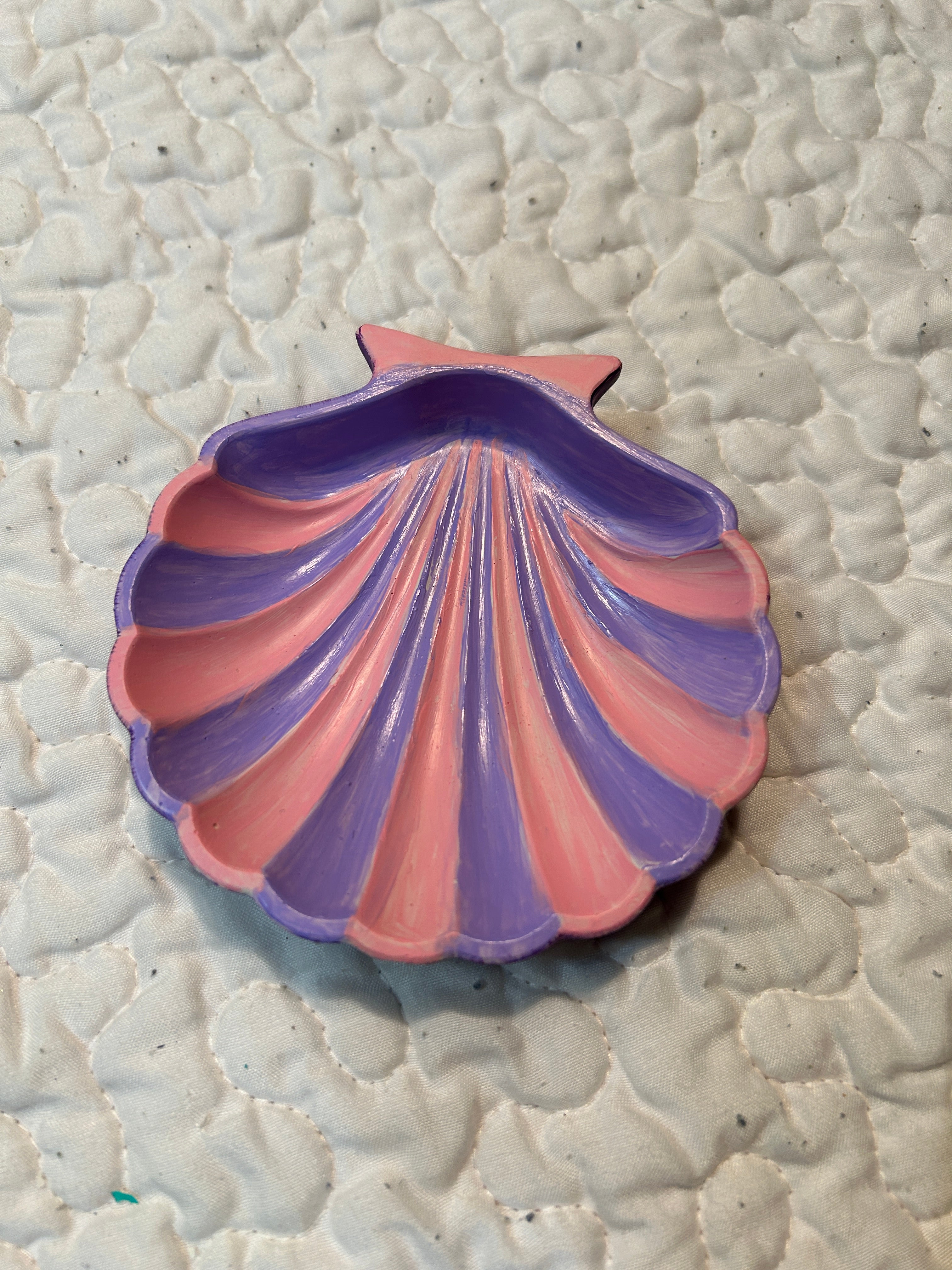 shell trinket tray
