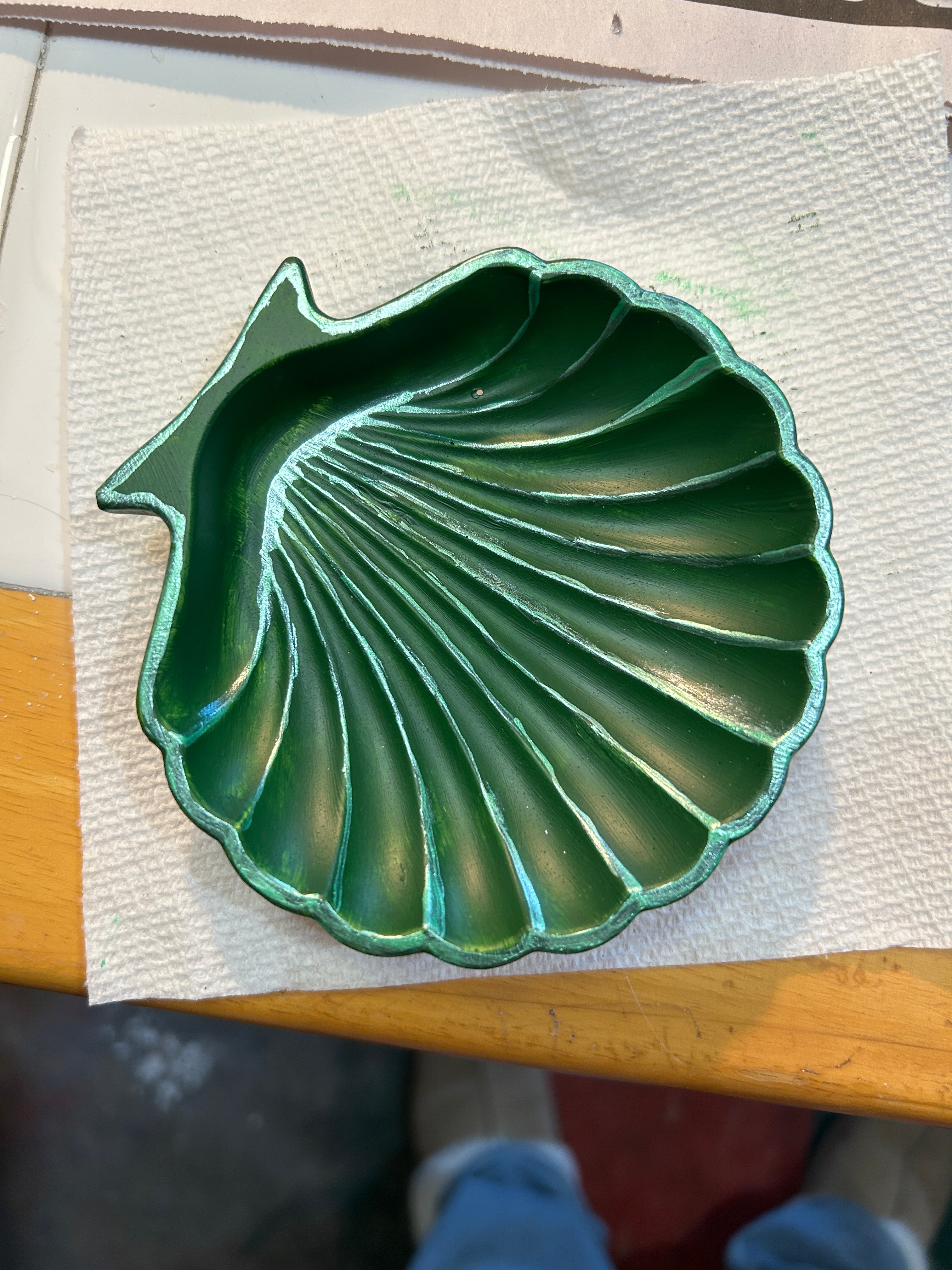 shell trinket tray