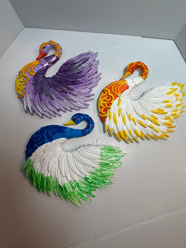 hanging swans