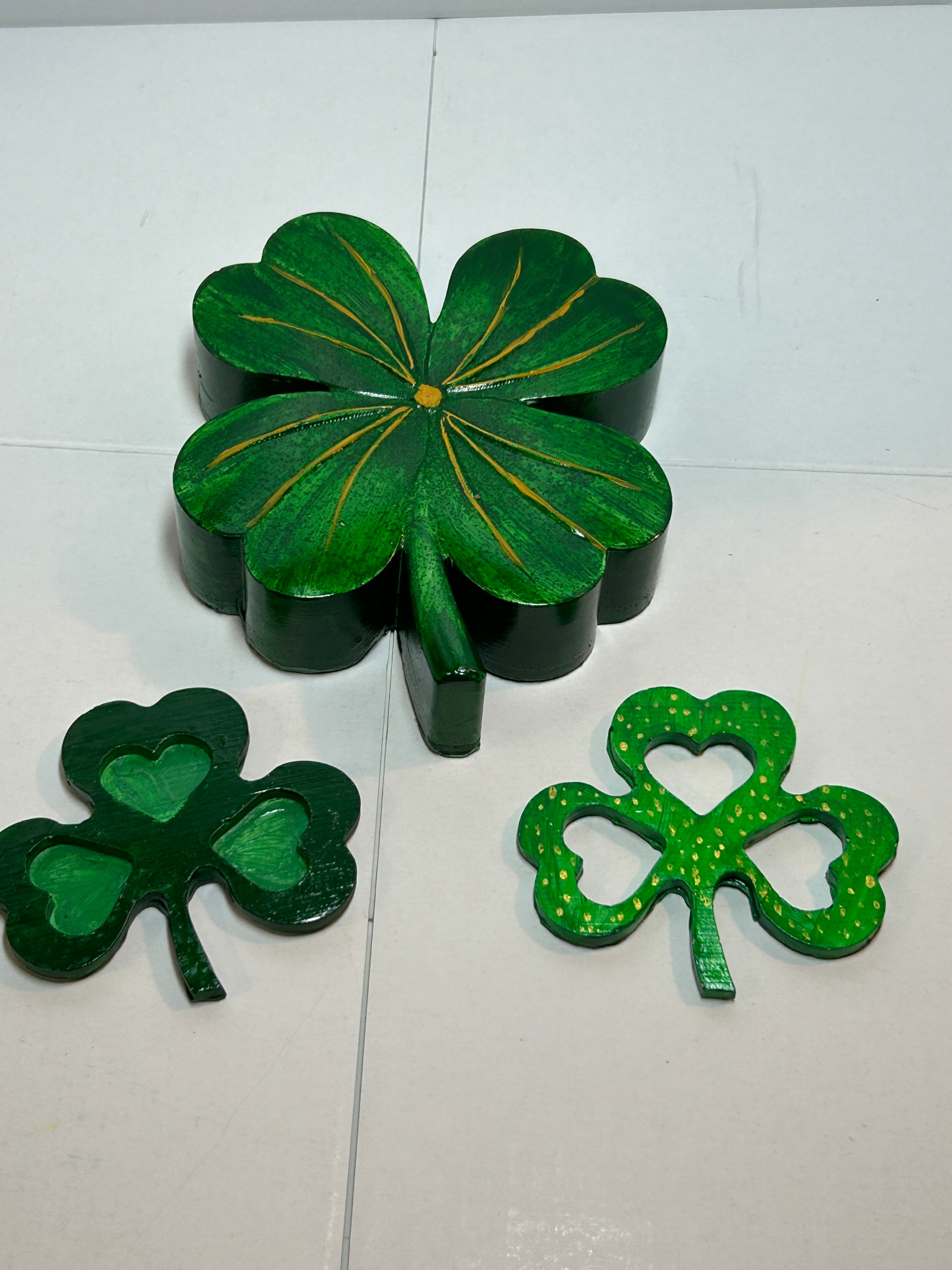 shamrocks paperweight