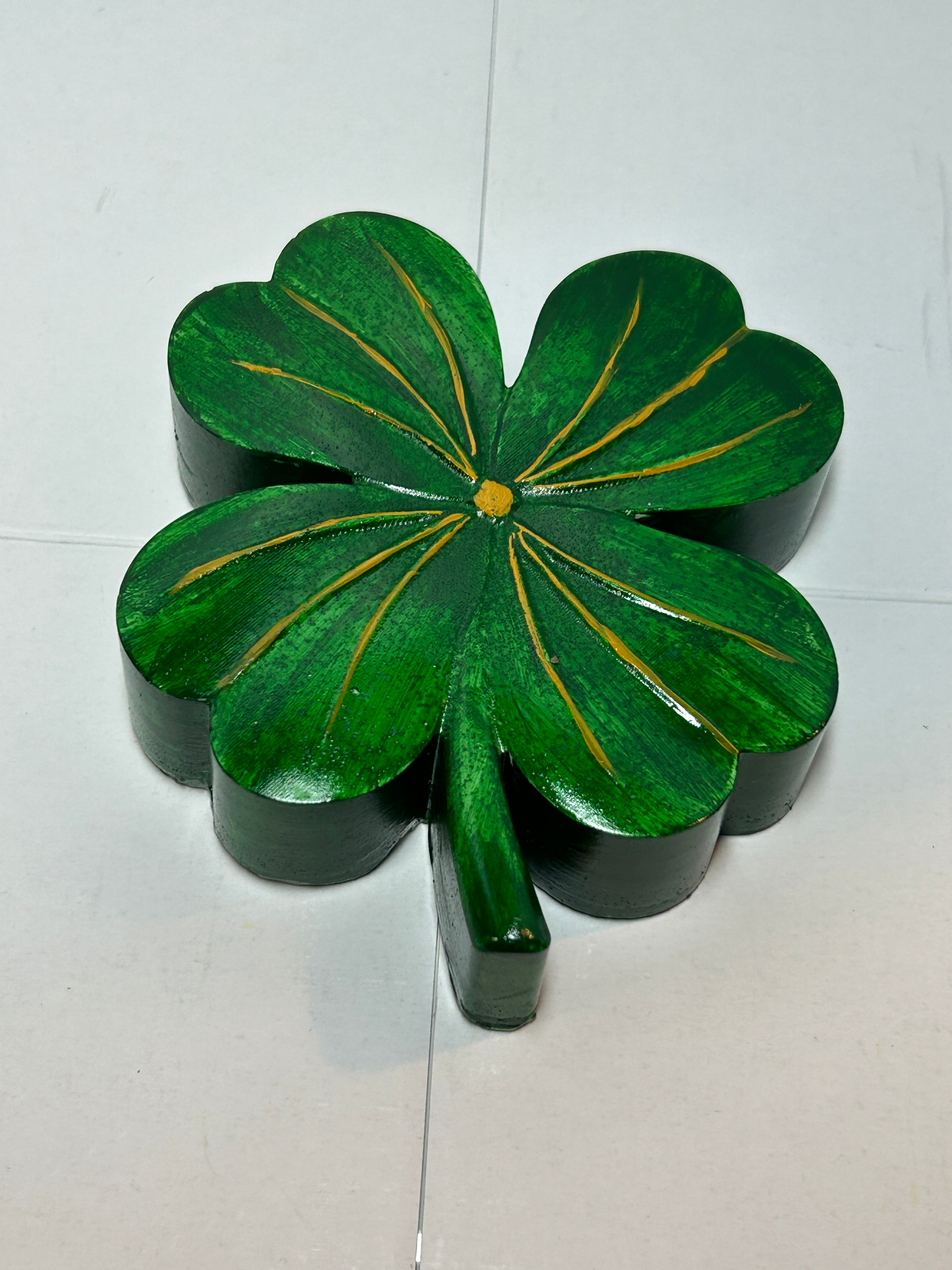 shamrocks paperweight