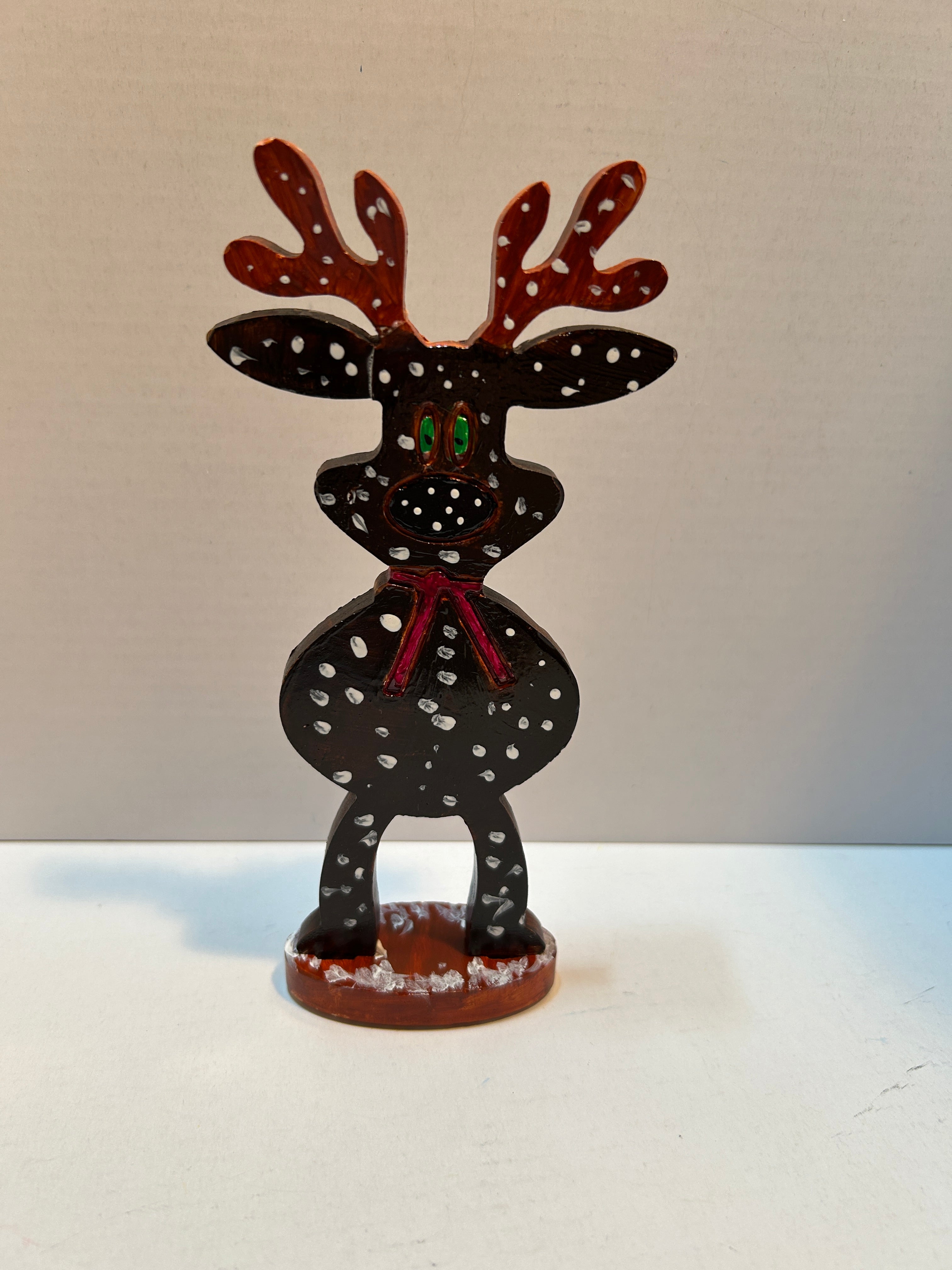 standing reindeer
