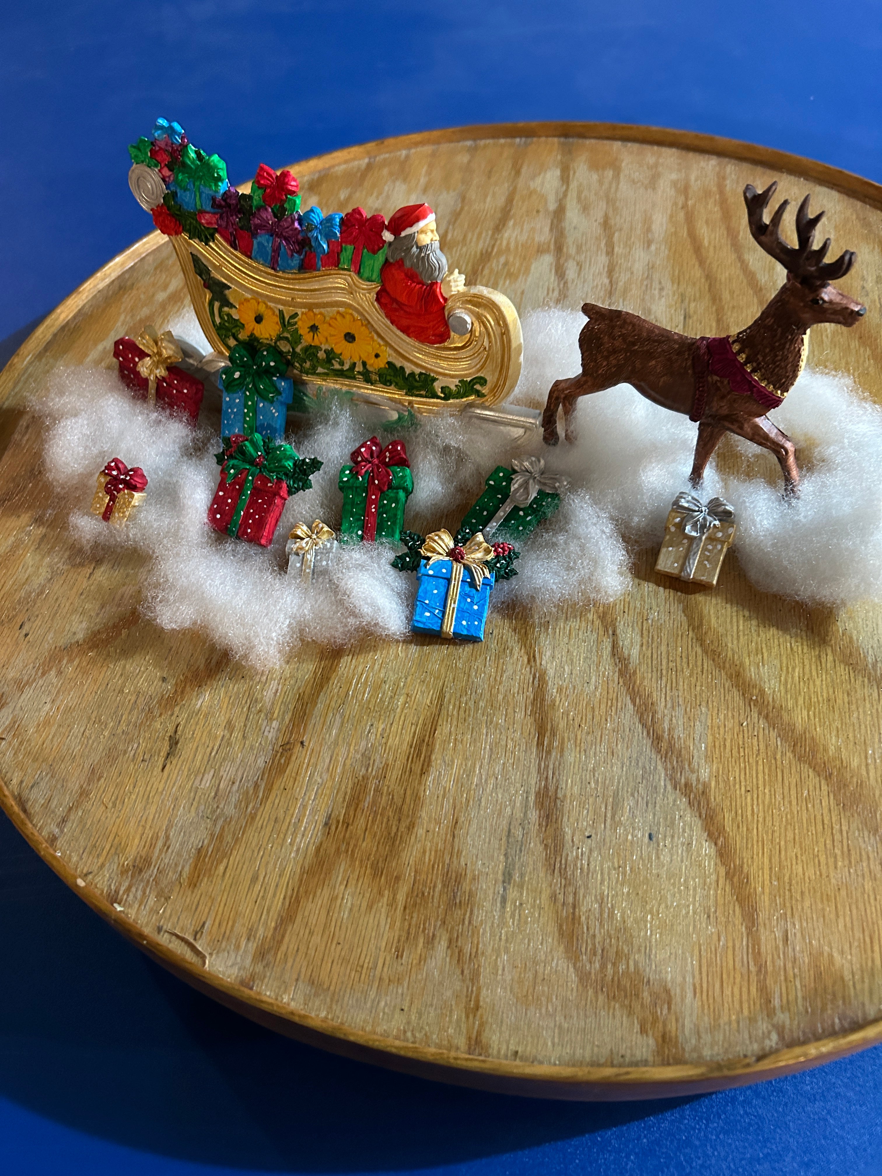 Vintage santa sleigh