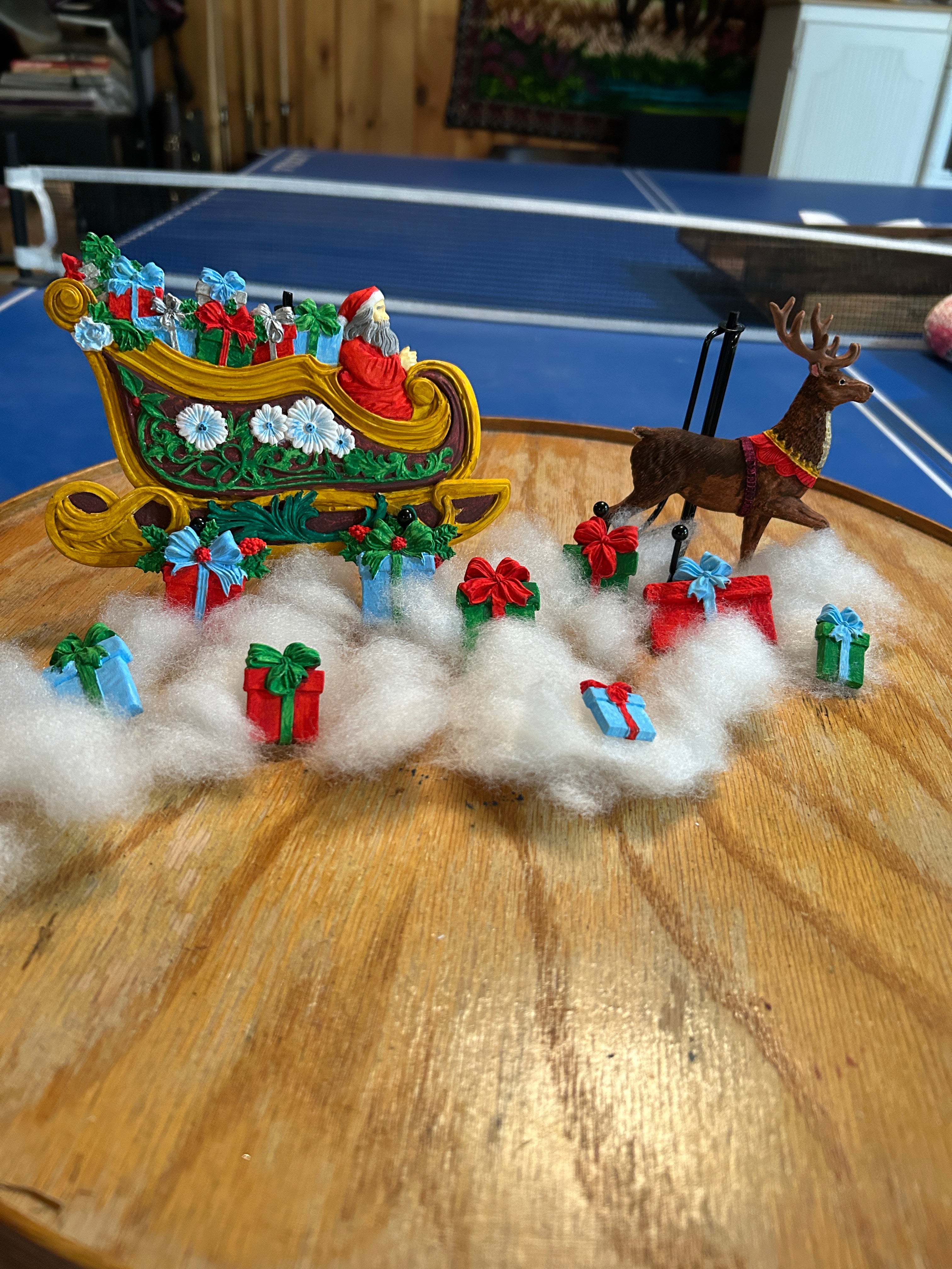 Vintage santa sleigh