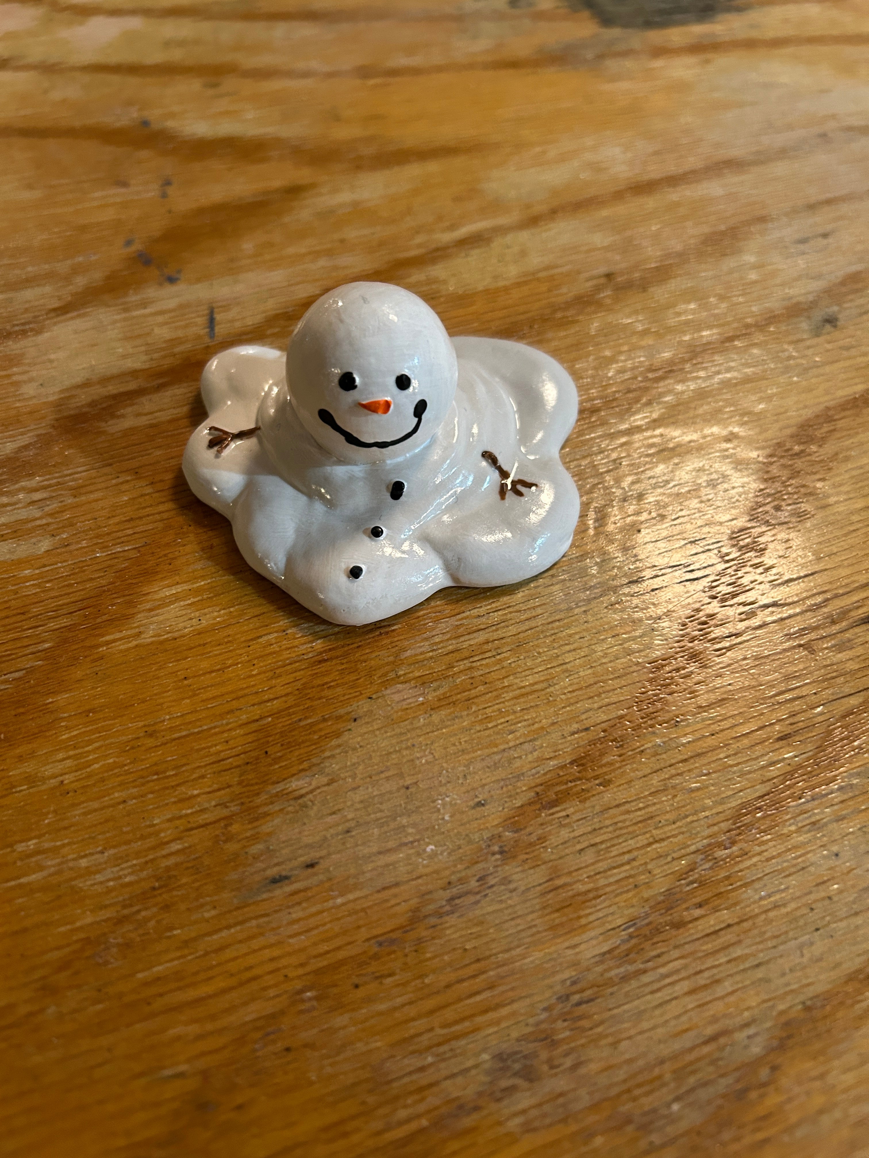 melting snowman