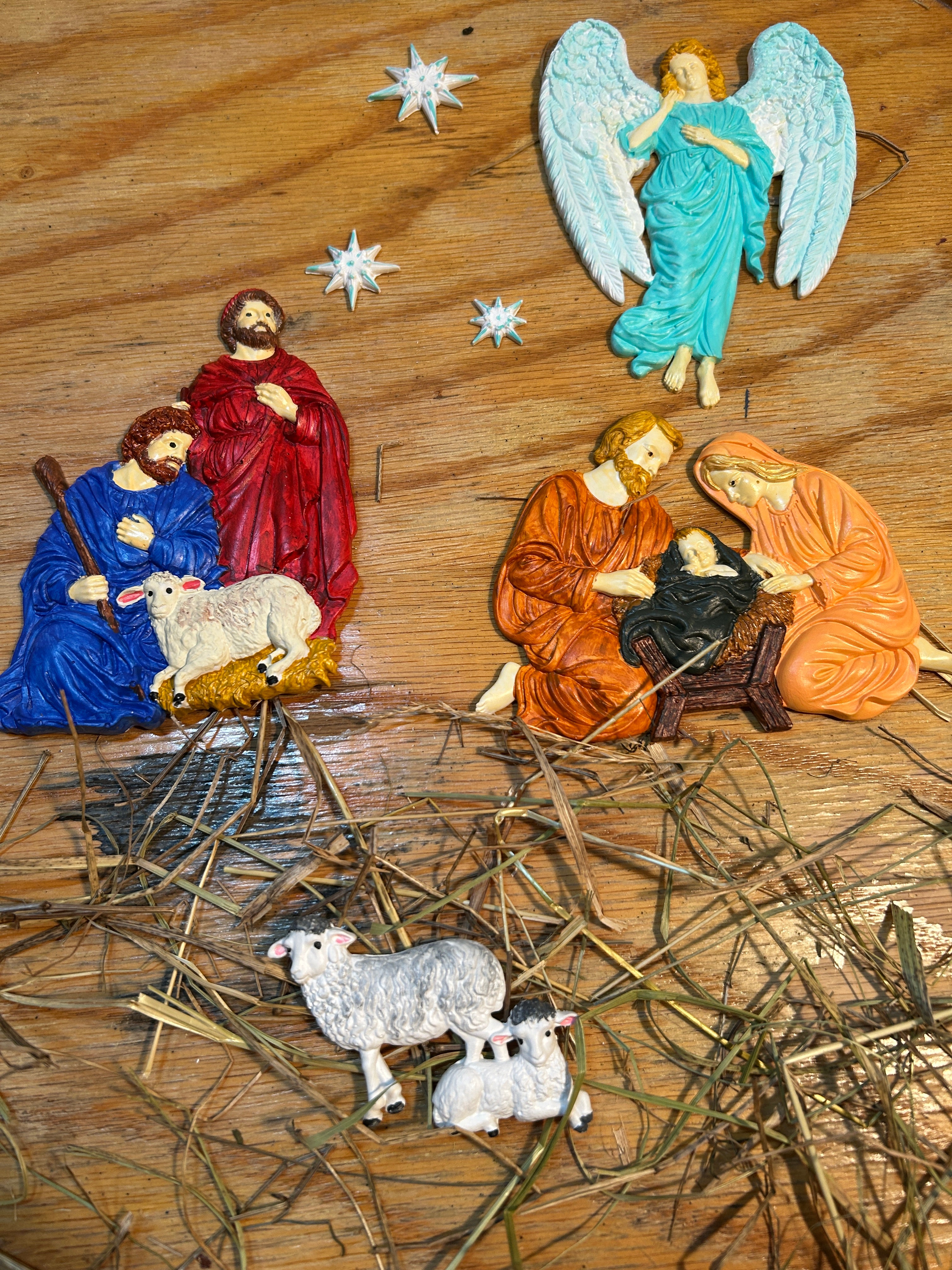 Vintage manger set
