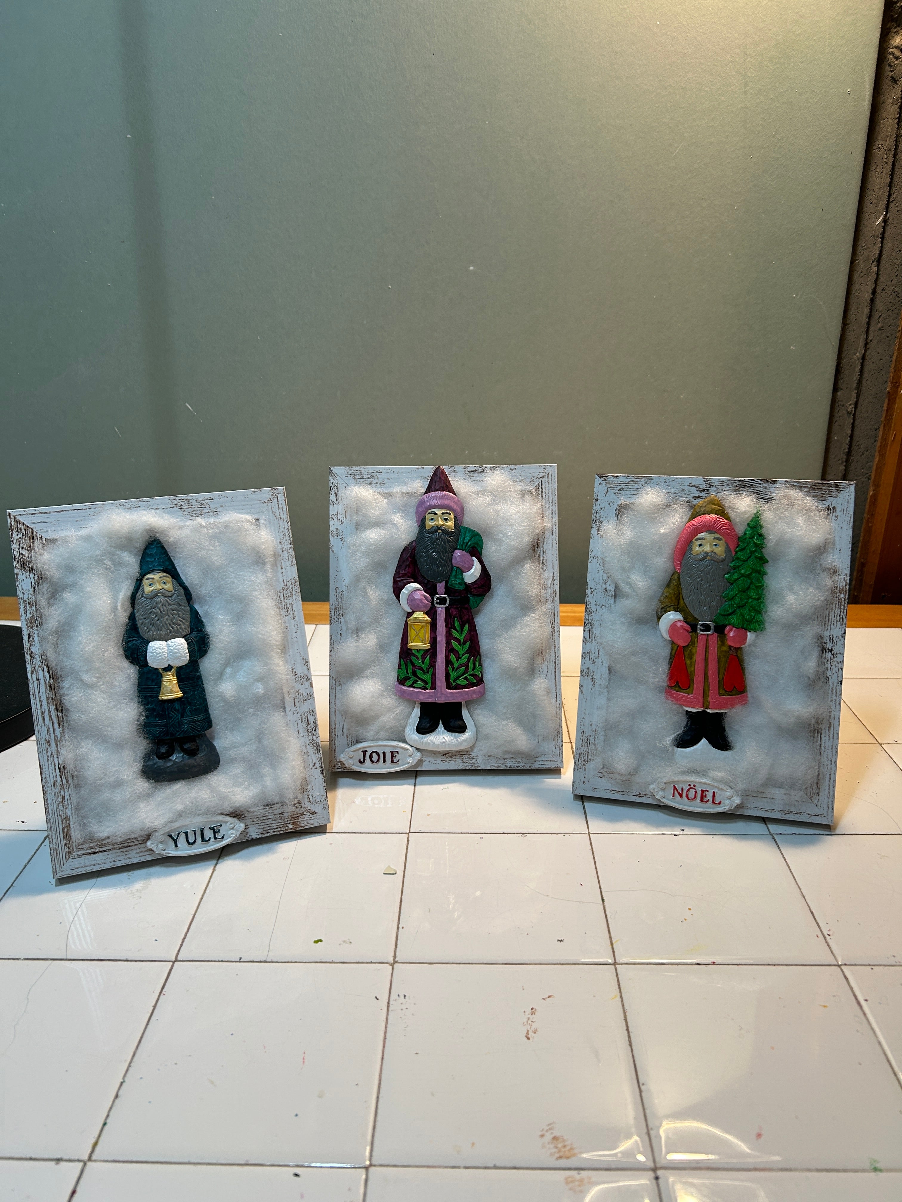 vintage santa set