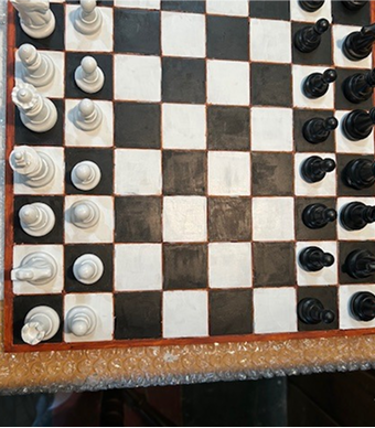 Checkers & Chess Board Set