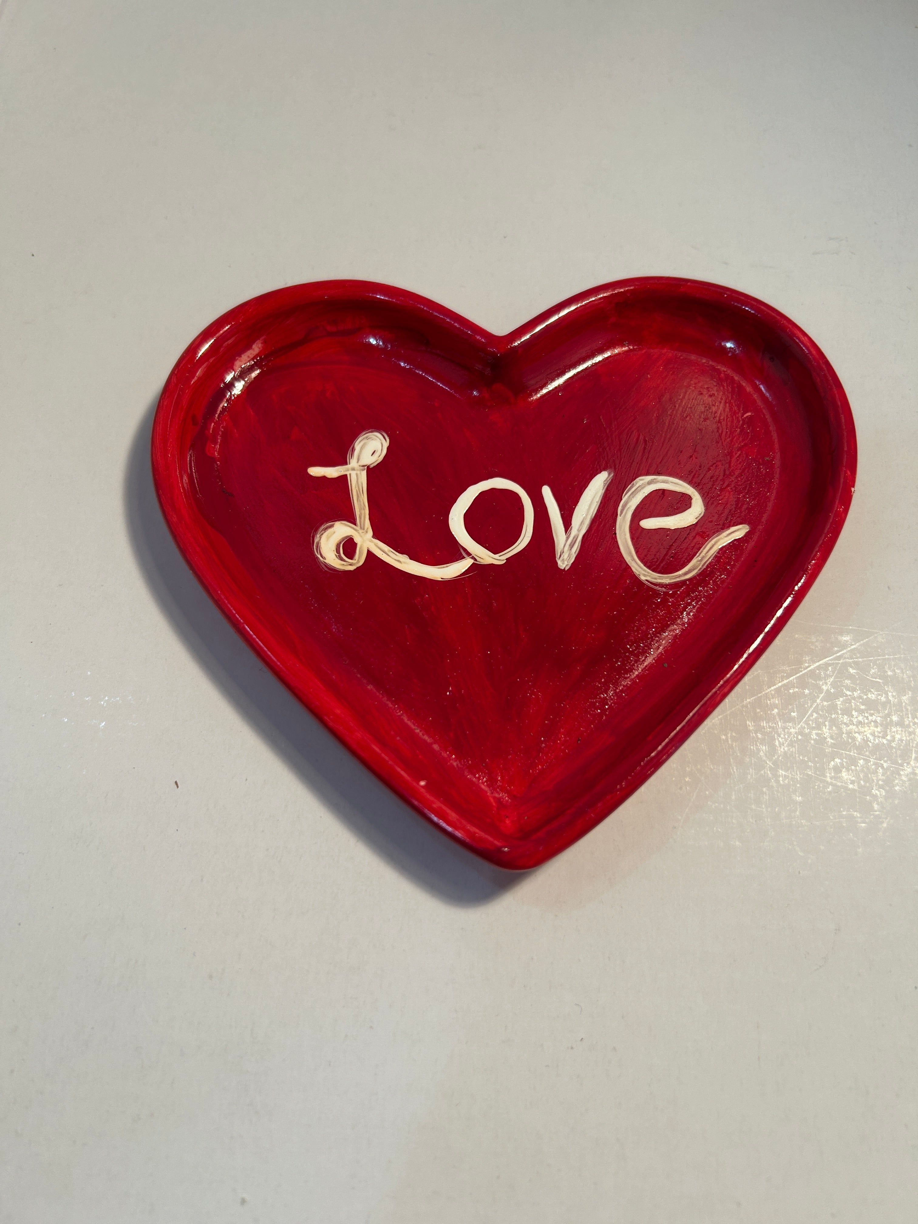 heart trinket trays